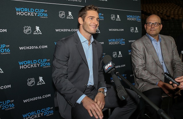 Brandon Saad may not want to smile for a few days. (USATSI)