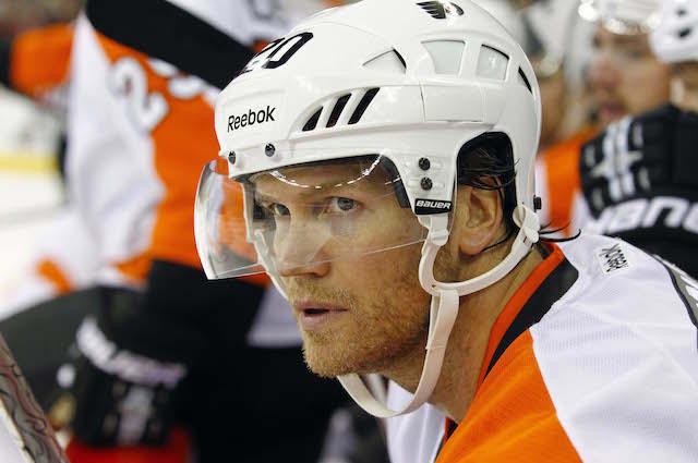 Chris Pronger was actually traded on Saturday. (USATSI)