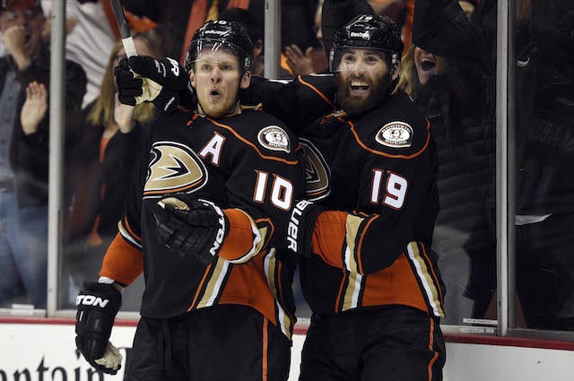 Corey Perry was not pleased with comments made by Mike Milbury. (USATSI)