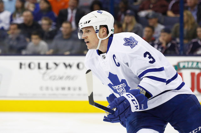 Dion Phaneuf is headed to the Senators in a blockbuster deal. (USATSI)