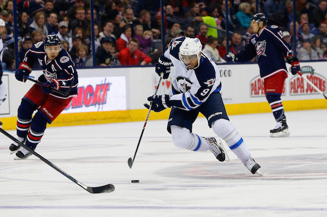 The Winnipeg Jets reportedly benched Evander Kane for a dress code violation. (USATSI)