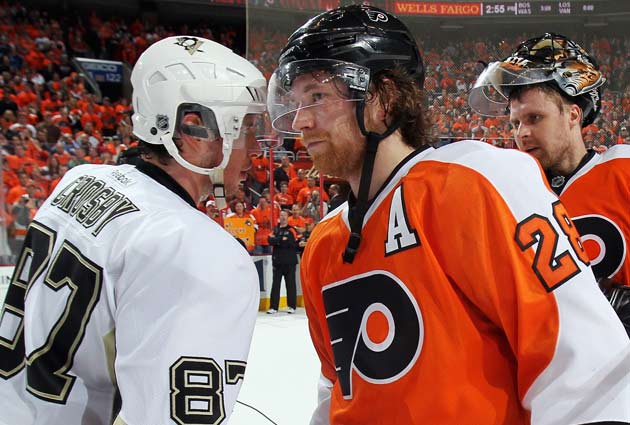 Flyers Vs. Penguins, NHL Playoffs 2012 Game 6: Claude Giroux Sets