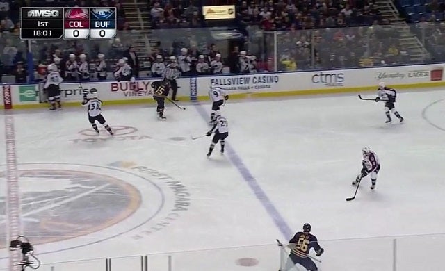Jack Eichel did it all himself on this goal against the Avalanche. (MSG)