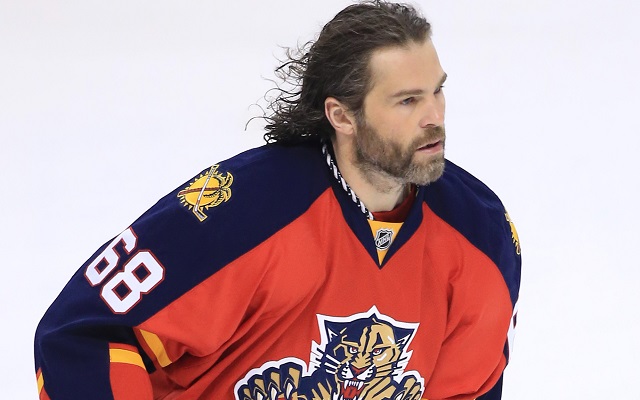 Jaromir Jagr had a historic season with his flowing locks. (USATSI)