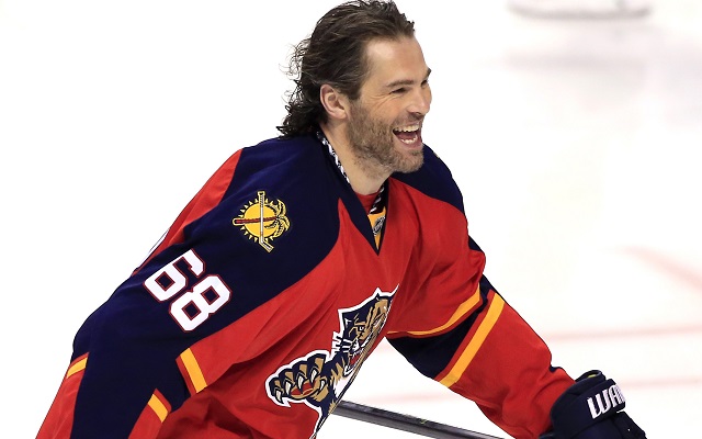 Young Panthers gaining an edge from Jaromir Jagr, veterans