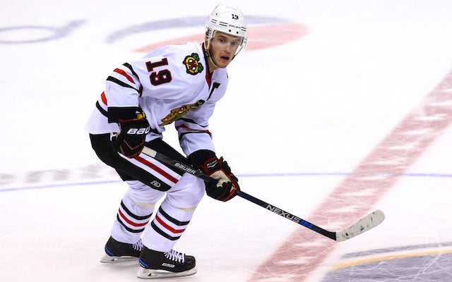 Jonathan Toews did not score a goal for the Chicago Blackhawks this postseason. (USATSI)