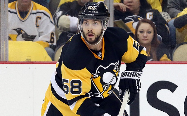 Kris Letang will miss Game 4 amid a one-game suspension. (USATSI)