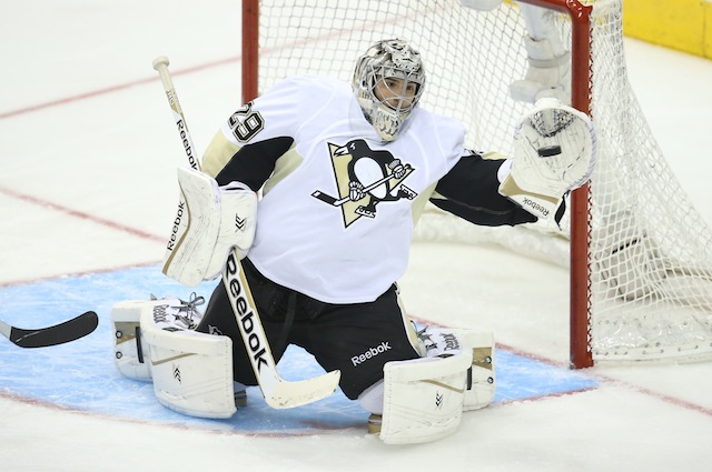 In surprise start, Marc-Andre Fleury comes up big for Penguins