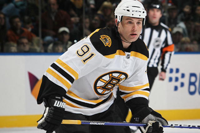 The Boston Bruins traded Marc Savard's contract. (Getty)