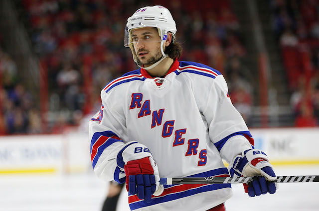 Rangers Mats Zuccarello Reach One Year Deal