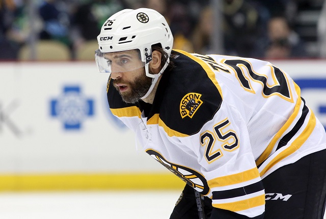Maxime Talbot was placed on waivers by the Bruins Monday. (USATSI)