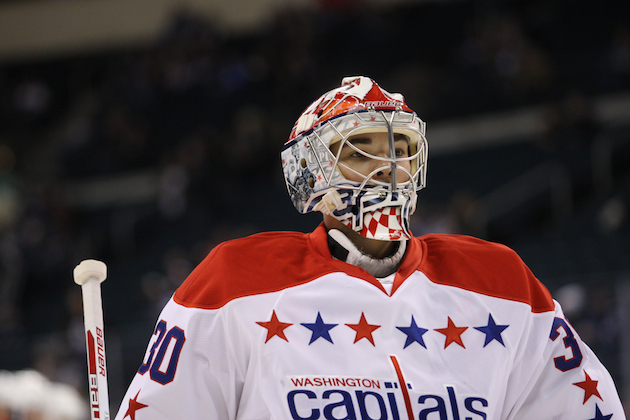 The Washington Capitals have re-signed Michal Neuvirth to a two-year contract extension. (USATSI)