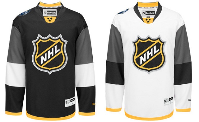 jerseys for the 2016 NHL All-Star Game 