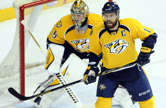 The Nashville Predators could use another big year from Rinne and Weber. (USATSI)