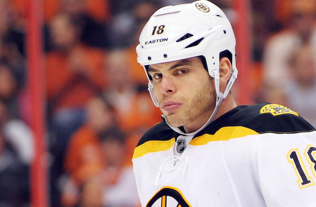 Nathan Horton has informed the Boston Bruins he is testing the free agent market. (USATSI)