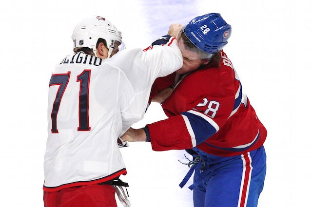 Columbus Blue Jackets captain Nick Foligno had an eventful night on Tuesday. (USATSI)