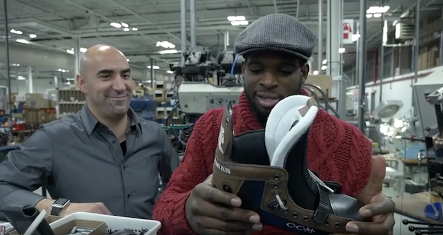 P.K. Subban had skates custom made for the Winter Classic. (YouTube)