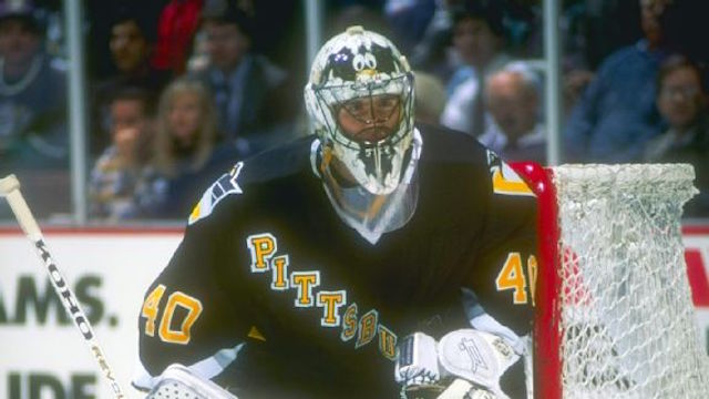 Goaltender Johan Hedberg of the Vancouver Canucks takes shots in News  Photo - Getty Images