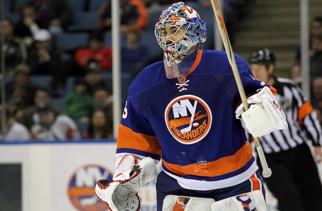 Rick DiPietro is no longer a member of the New York Islanders. (USATSI)