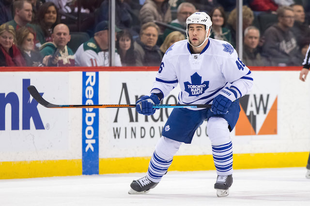 The Toronto Maple Leafs traded Roman Polak to the San Jose Sharks. (USATSI)