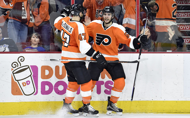 nhl rookie power rankings gostisbehere unseats panarin at no 1 shayne gostisbehere flyers highlights