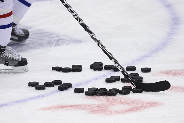 Former Canadiens and Blues enforcer Todd Ewen died Saturday at age 49. (USATSI)
