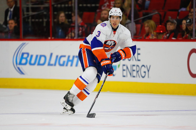 Travis Hamonic has requested a trade from the New York Islanders for personal reasons. (USATSI)