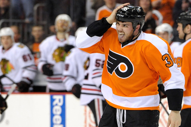 Philadelphia Flyers forward Zac Rinaldo is facing a lengthy suspension from the NHL. (USATSI)