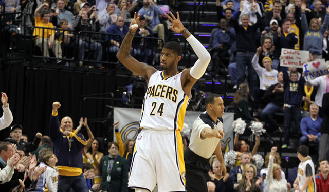 Pacers Paul George Hasn T Declined Dunk Contest Wants Competition Cbssports Com