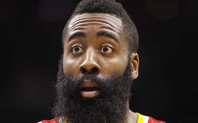 James Harden was not impressed with the Warriors.  (USATSI)