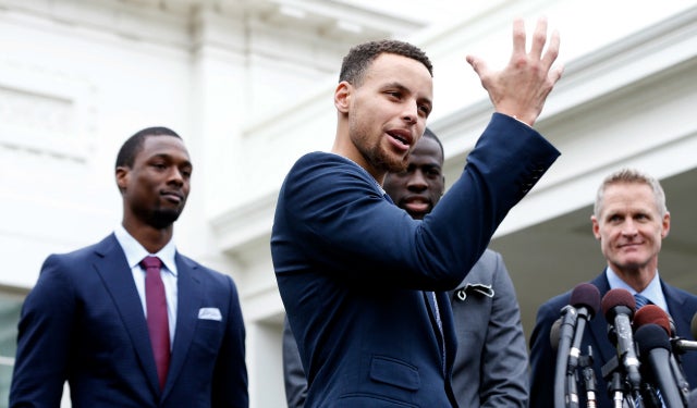 Steph Curry almost had a dead man's ankles. (USATSI)