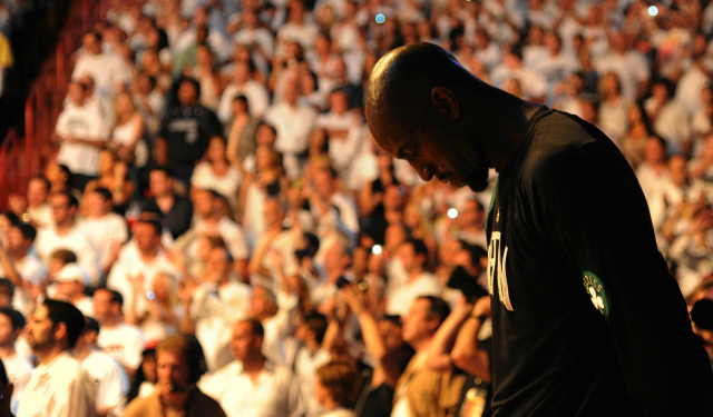 Kevin Garnett can't get over playoff losses with the Celtics. (USATSI)