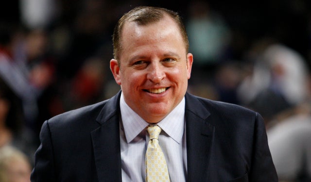 Tom Thibodeau is getting some consulting in. (USATSI)