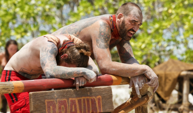 Scot Pollard went through some tough times on that island. (CBS)