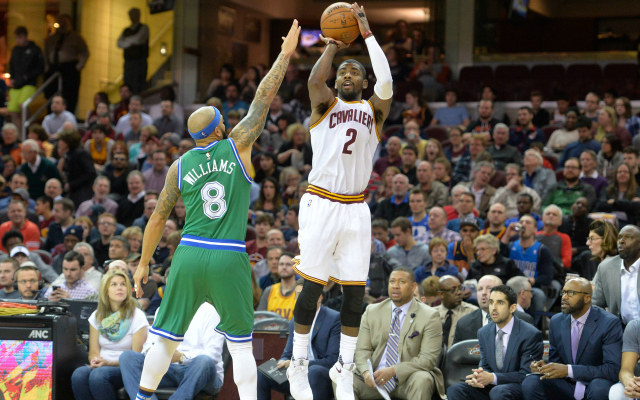 Kyrie Irving takes one of his 28 shots. (USATSI)