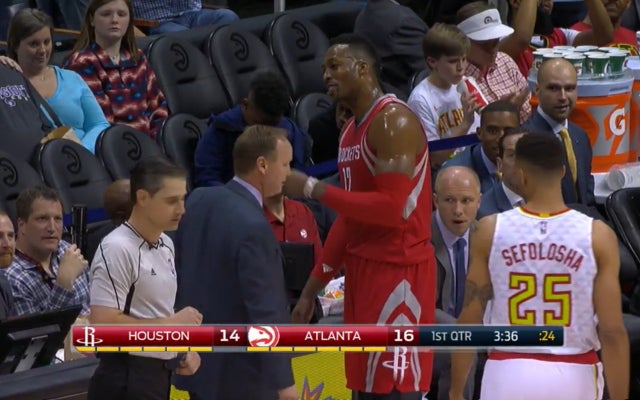 Dwight Howard gets caught.  (Fox Sports)