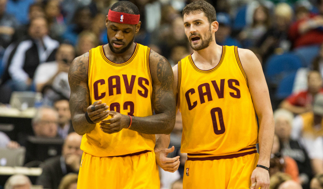 Report: LeBron James 'frustrated' with Kevin Love in Cleveland