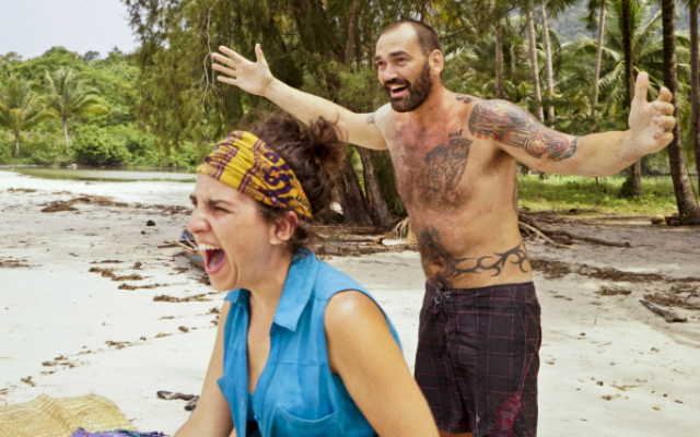 Scot Pollard appears to be lashing out at a broken alliance. (Survivor)