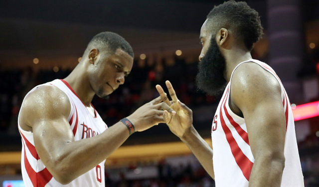James Harden and the Rockets believe they can compete for a championship.  (USATSI)