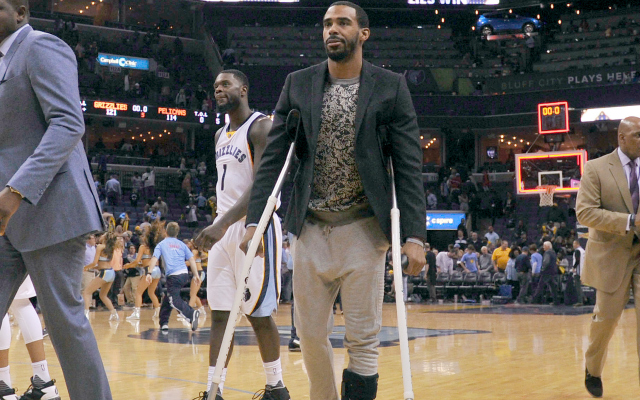 Mike Conley is still sidelined.  (USATSI)