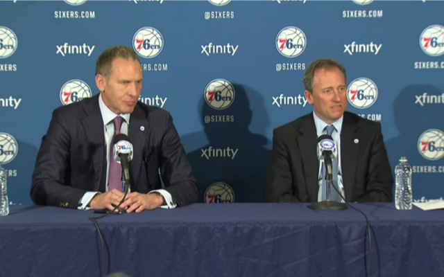 Bryan Colangelo is the new lead voice in the organization. (CSN Philly)