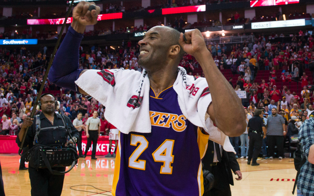 Kobe Bryant would trade all this love for more wins.  (USATSI)