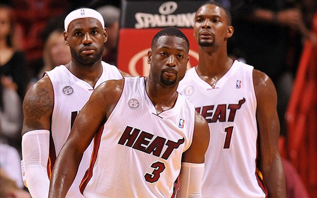 dwyane wade and lebron james and chris bosh