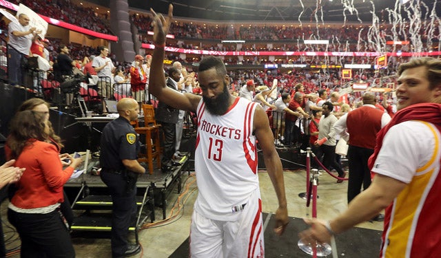 Rockets are loving their side of the bracket. (USATSI)