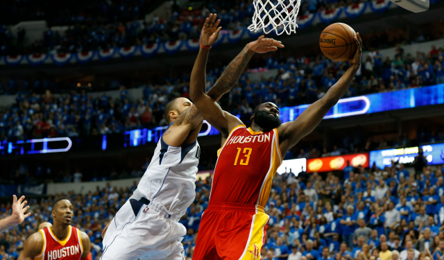 James Harden just cooked the Mavs all night.  (USATSI)