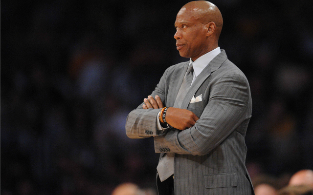 Byron Scott is out as Lakers coach.  (USATSI)