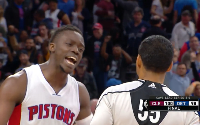 Reggie Jackson, not pleased.  (TNT)