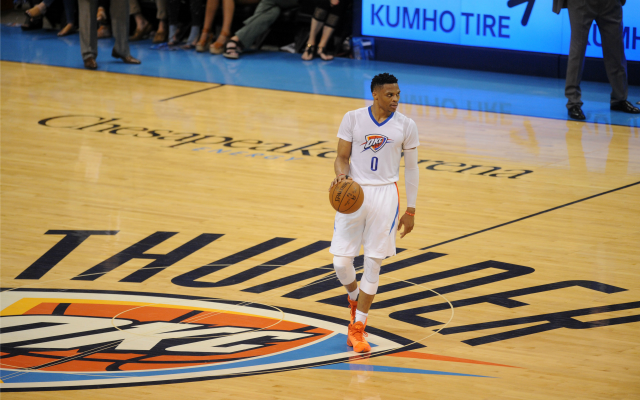 Russell Westbrook leads the Thunder to the second round. (USATSI)