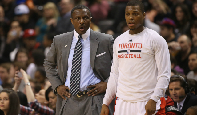 Dwane Casey and the Raptors suddenly face an uncertain future.  (USATSI)