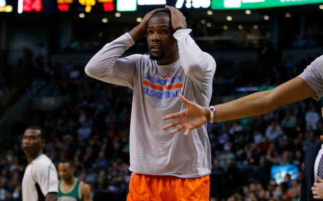 Kevin Durant's head is going to be spinning in free agency. (USATSI)